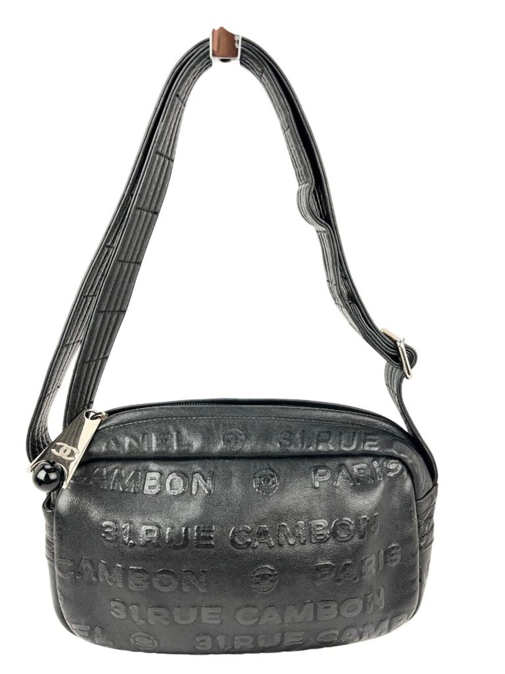 Chanel Unlimited Camera Black Lambskin Vintage Shoulder Bag